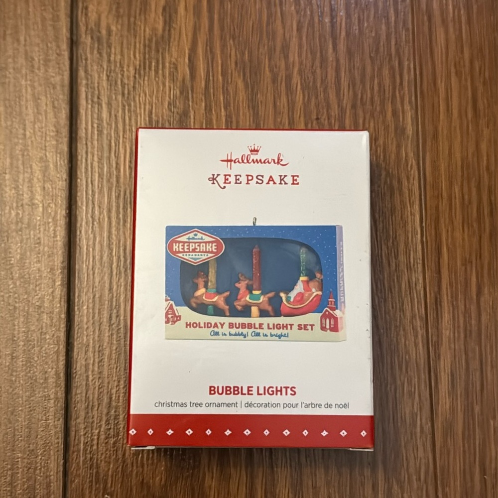 Hallmark Keepsake 2015 Bubble Lights Christmas Tree Ornament New in Box Rare